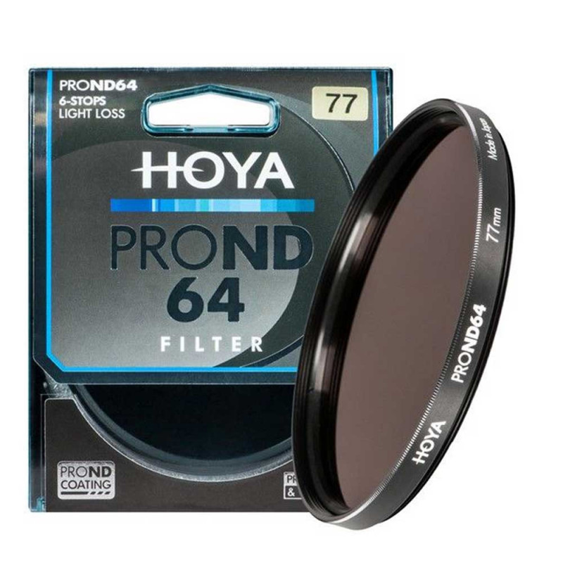 Hoya Pro neutral density ND64 49mm filter