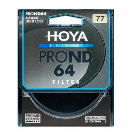 Hoya Pro neutral density ND64 58mm filter