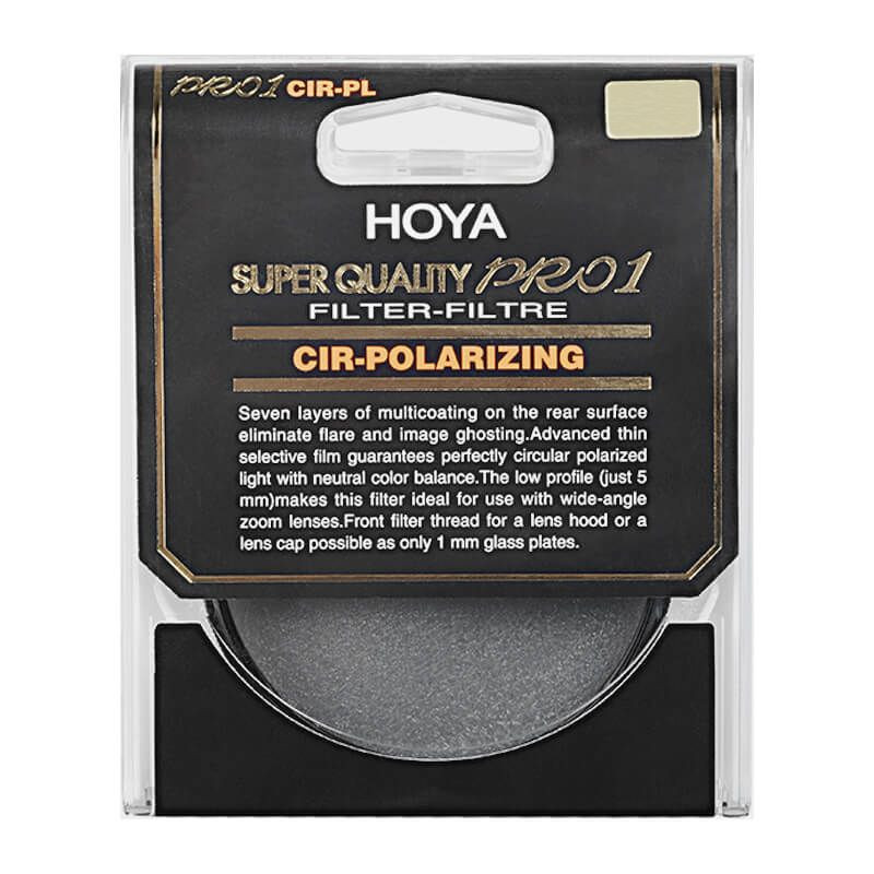 Filtre polarisant circulaire Hoya Super HMC Pro1 CPL 58mm Filtre polarisant circulaire Hoya Super HMC Pro1 CPL 58mm