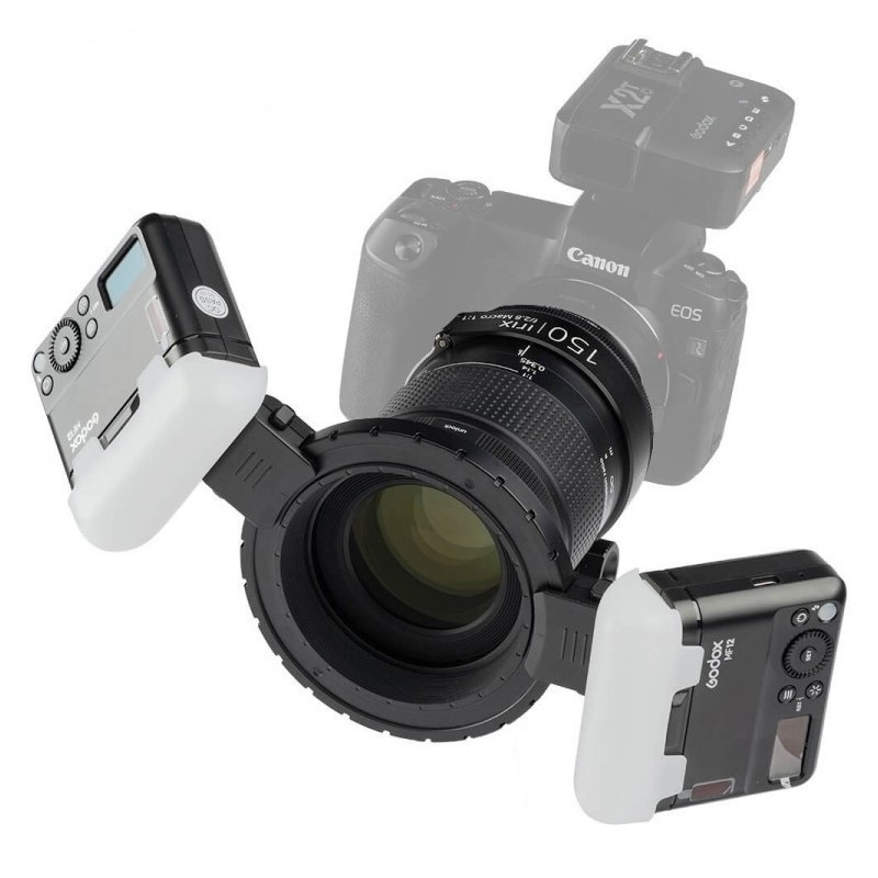 Kit macro Irix 150 mm + Godox MF12 K2 per Nikon