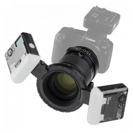 Kit macro Irix 150 mm + Godox MF12 K2 per Nikon