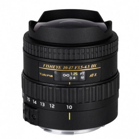 Obiettivo Tokina AT-X 10-17 DX Fisheye per Canon