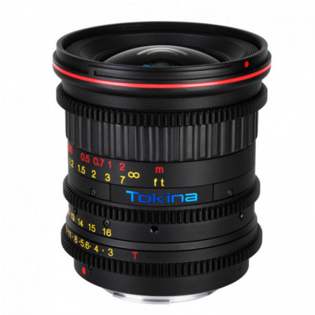 Tokina AT-X 11-16 T3 MF Cinema Obiettivo per Canon