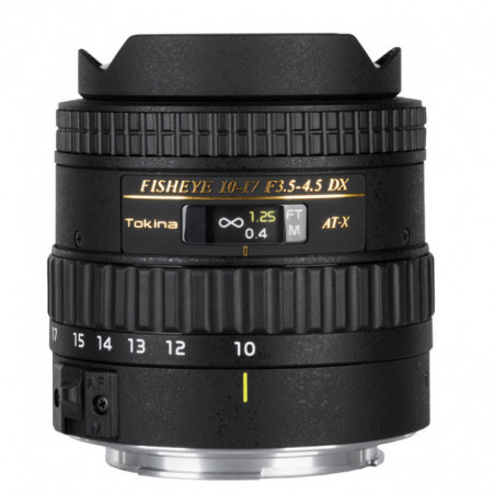 Obiettivo Tokina AT-X 10-17 DX Fisheye per Nikon