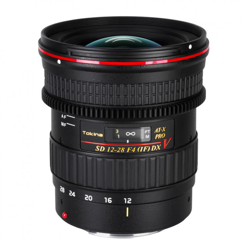 Tokina AT-X 12-28 F4 PRO DX V lens for Canon