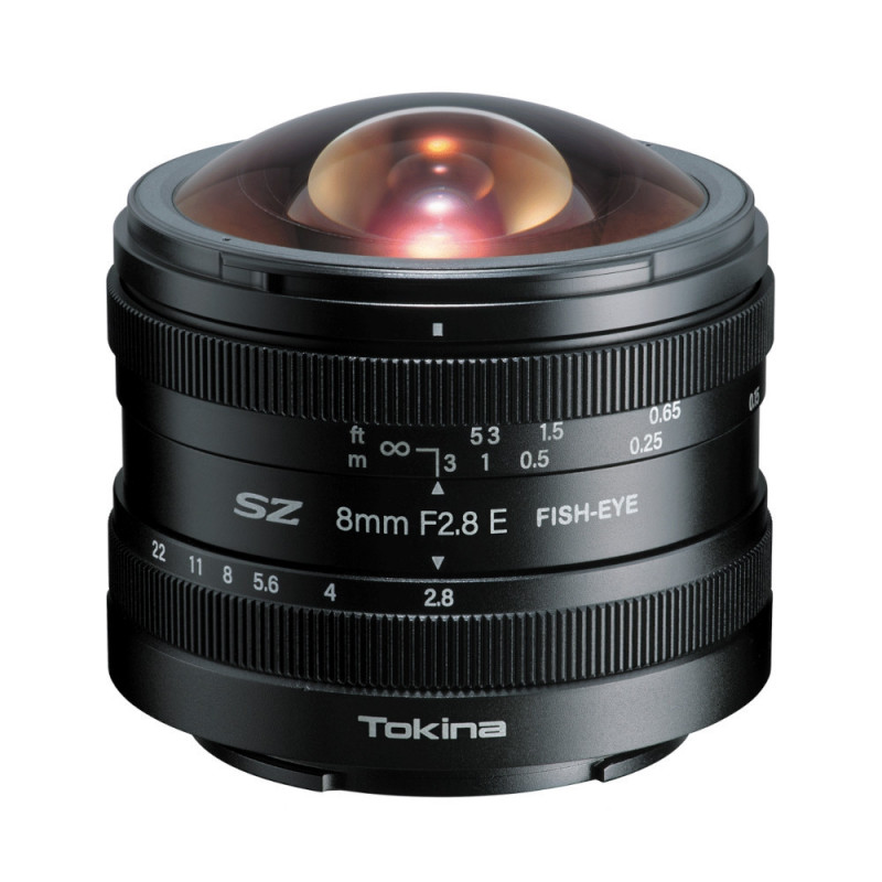 Tokina SZ 8mm F2.8 Fisheye MF Sony E Objektiv Tokina SZ 8mm F2.8 Fisheye MF Sony E Objektiv