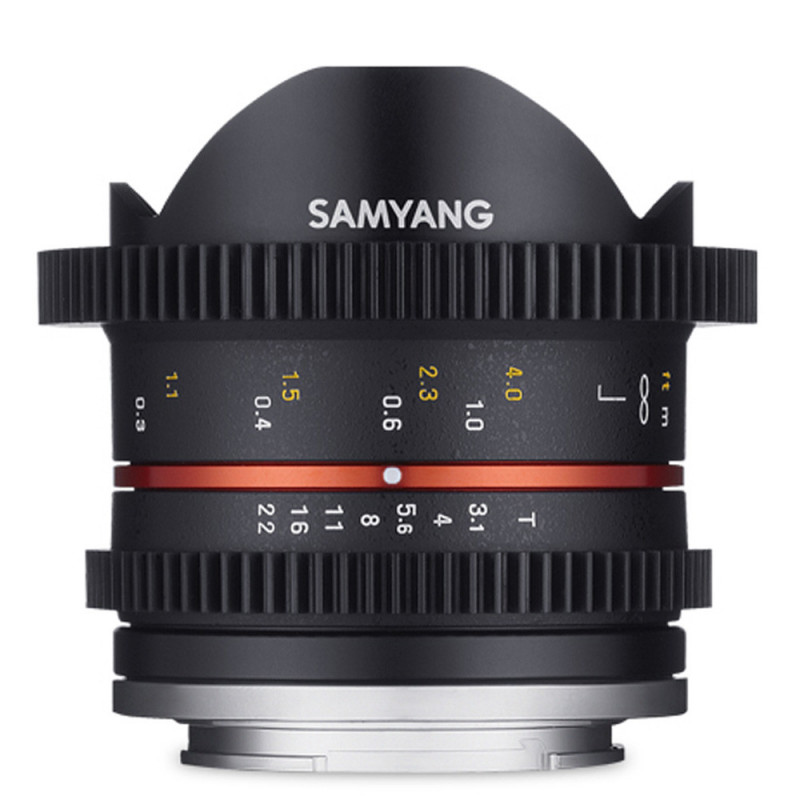 Obiettivo Samyang 8mm T3.1 Cine per Sony E