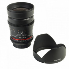 Obiettivo Samyang 35mm T1.5 ED AS IF UMC VDSLR per Pentax