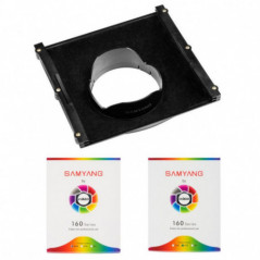 Samyang SFH-14 filter holder for Samyang 14mm lens + two filters