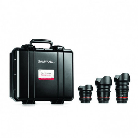Samyang VDSLR Cinema Kit 3 (8mm, 16mm, 35mm) for Nikon