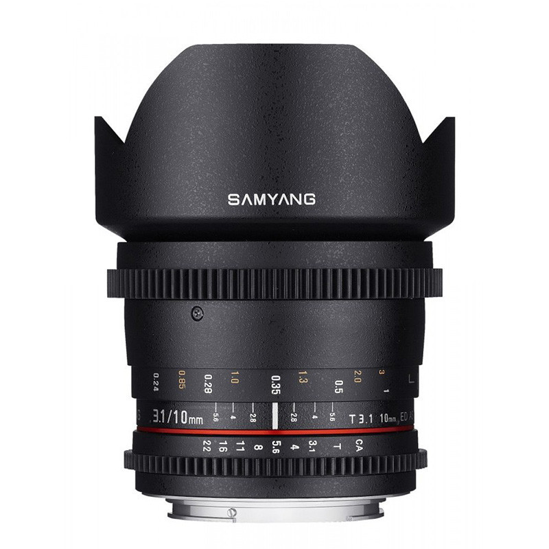 Objektiv Samyang 10mm T3.1 ED AS NCS CS VDSLR für Samsung NX