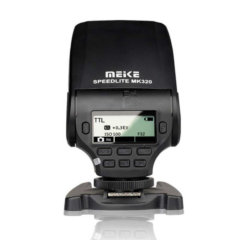 The Meike MK-320 flash for Canon