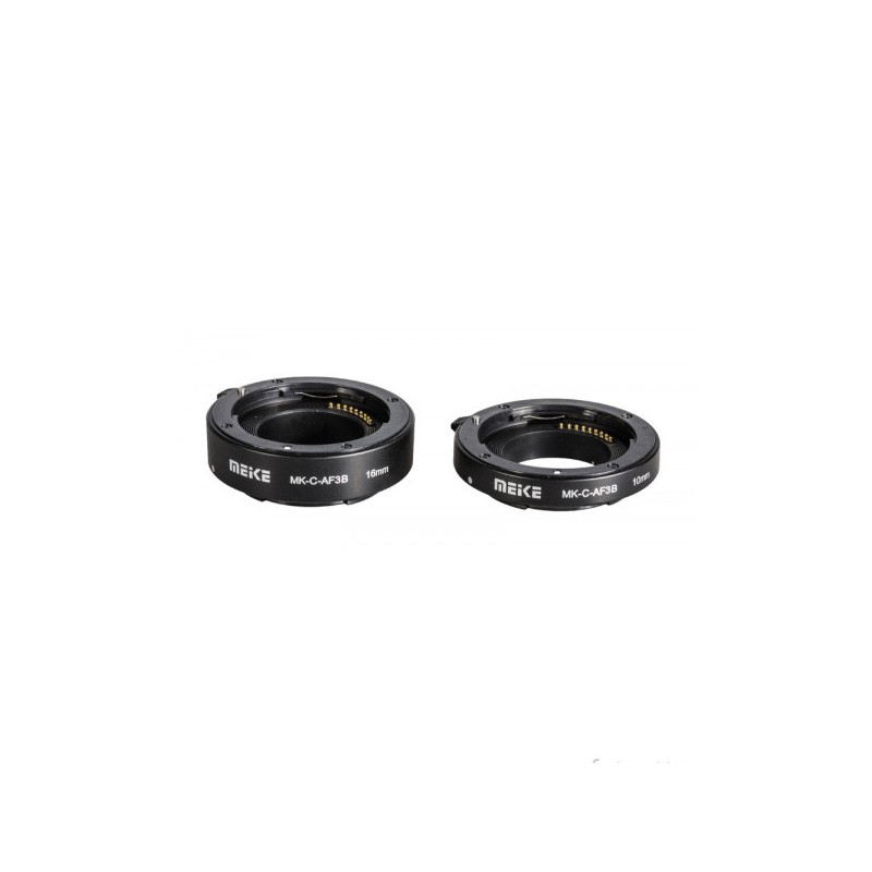 Jeu de bagues-allonge Meike MK-N-AF3-B 10/16 mm pour Nikon 1 Eco Jeu de bagues-allonge Meike MK-N-AF3-B 10/16 mm pour Nikon 1 Eco