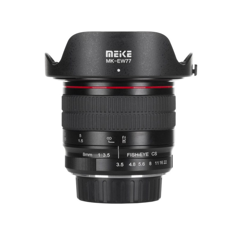 Obiettivo Meike MK-8mm F3.5 Fisheye per Canon EF