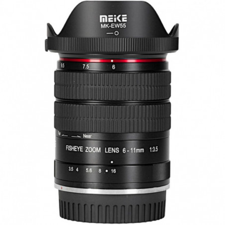 Obiektyw Meike MK-6-11mm F3.5 Nikon F APSC