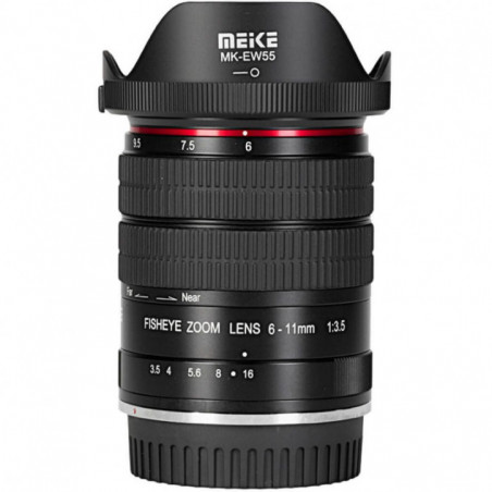 Objektiv Meike MK-6-11mm F3.5 Fisheye pro Sony E