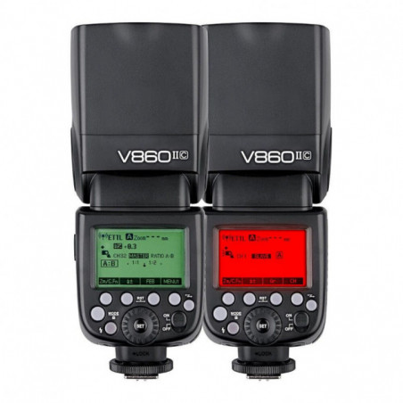 Flash a slitta Godox Ving V860II Speedlite per fotocamere Canon