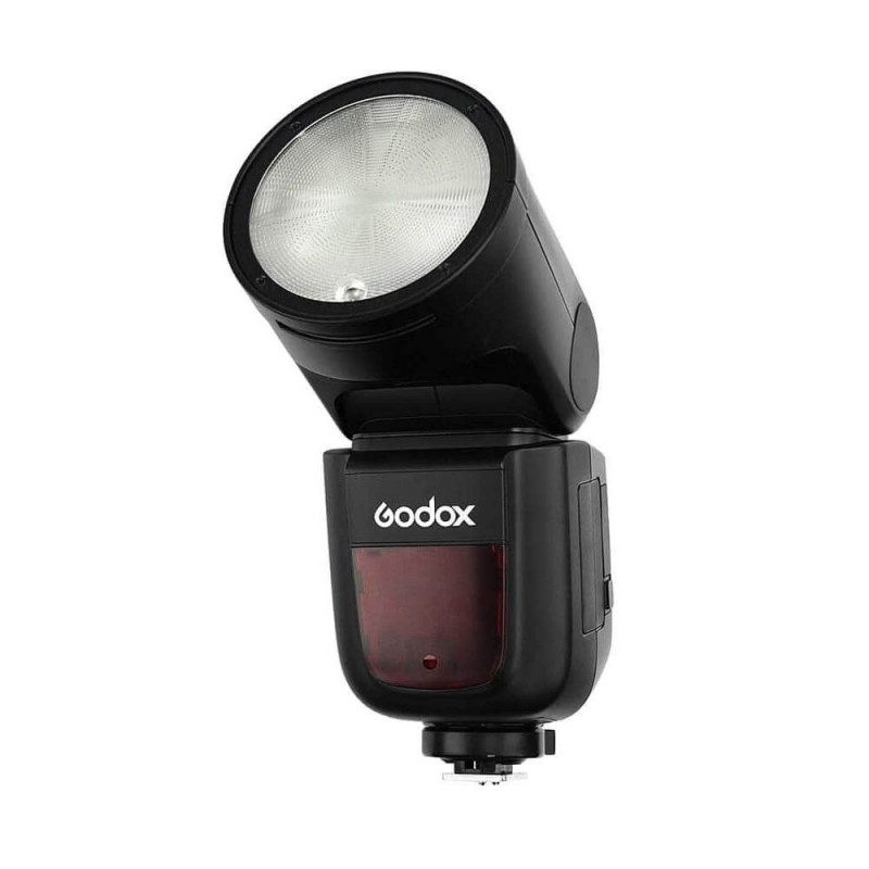 Flash a slitta Godox V1 a testa tonda per fotocamere Fuji