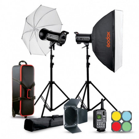 Studio flash kit Godox QSII 2xQS600II