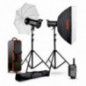 Studio flash kit 1 Godox QTII QT400IIM QT600IIM