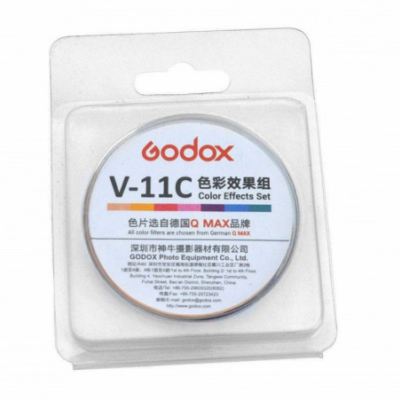 Godox ensemble de gel à effets de couleur artistiques V-11C