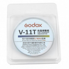 Godox Ensemble de gel d'ajustement de la température de couleur V-11T