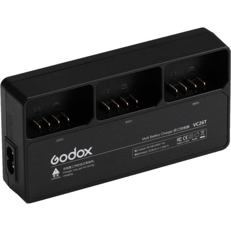 Godox VC26T dreifache Ladegerät Godox VC26T dreifache Ladegerät