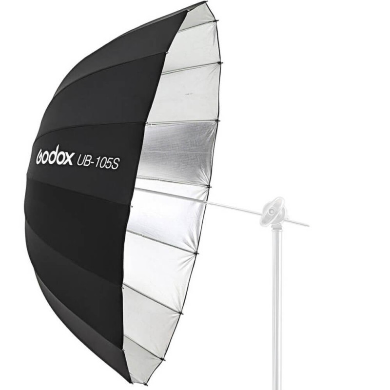 Godox UB-105S parapluie parabolique argenté Godox UB-105S parapluie parabolique argenté