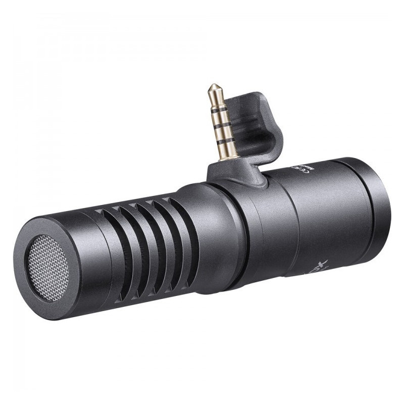 Godox Microphone directionnel compact Geniusmic avec connecteur TRRS 3.5 mm