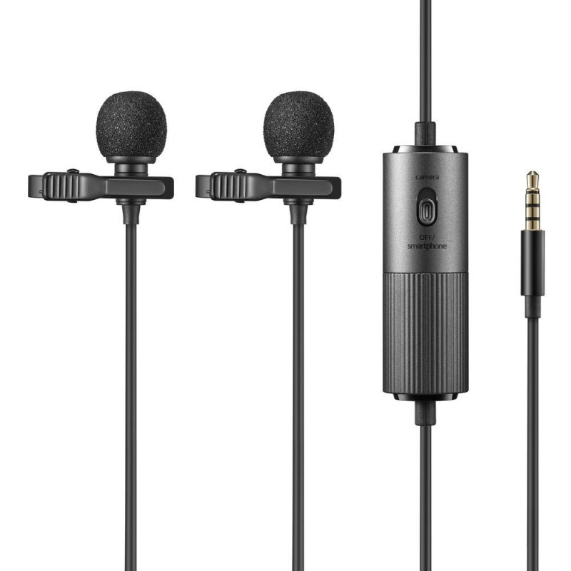 Godox LMD-40C Dual podwójny mikrofon krawatowy (4m)
