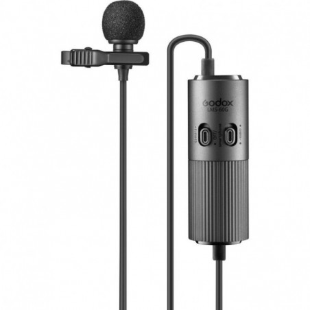 Godox LMS-60G mikrofon krawatowy (6m) z wzmocnieniem gain