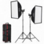 Godox SL-100Bi Kit di 2 illuminatori a LED con accessori Godox SL-100Bi Kit di 2 illuminatori a LED con accessori