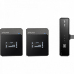 Système de microphone sans fil Godox Movelink UC2 2.4 GHz (USB Type-C)