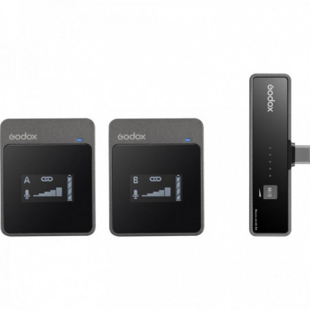 Godox Movelink UC2 Drahtloses 2,4-GHz-Mikrofonsystem (USB Typ-C)