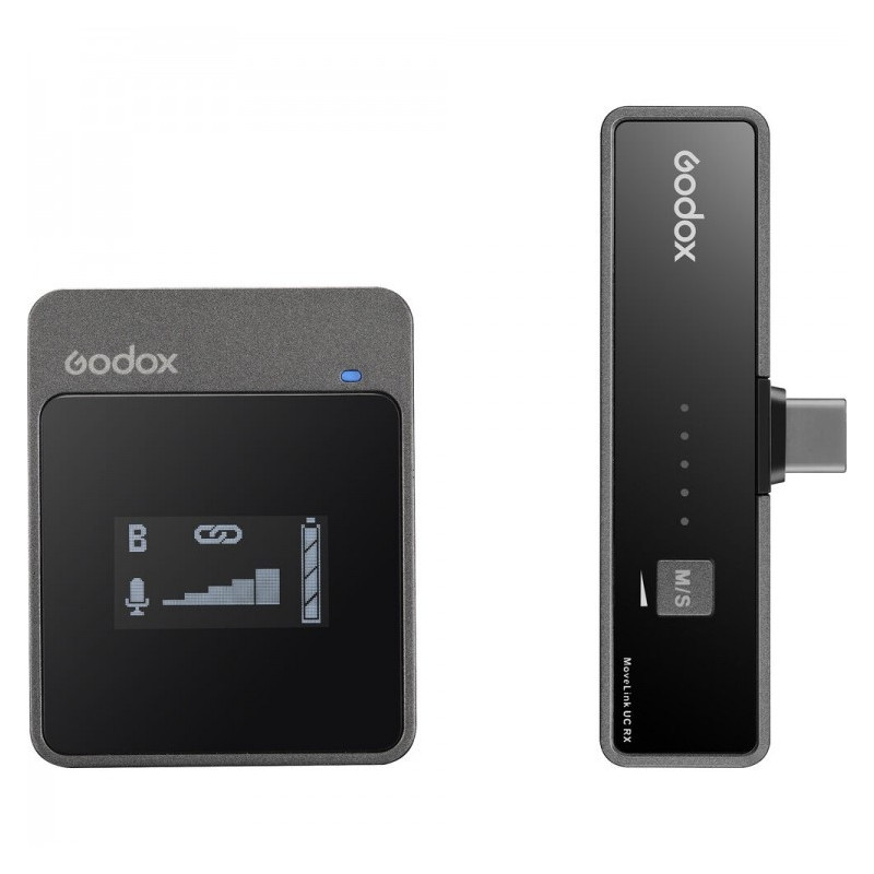Godox Movelink UC1 2.4GHz Wireless Microphone System (USB Type-C) Godox Movelink UC1 2.4GHz Wireless Microphone System (USB Type-C)