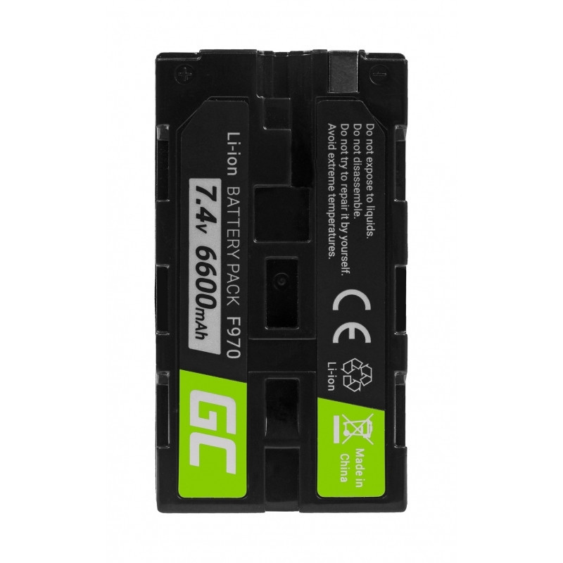 Green Cell NP-F970 7,4 V 6600 mAh akumulátor Green Cell NP-F970 7,4 V 6600 mAh akumulátor