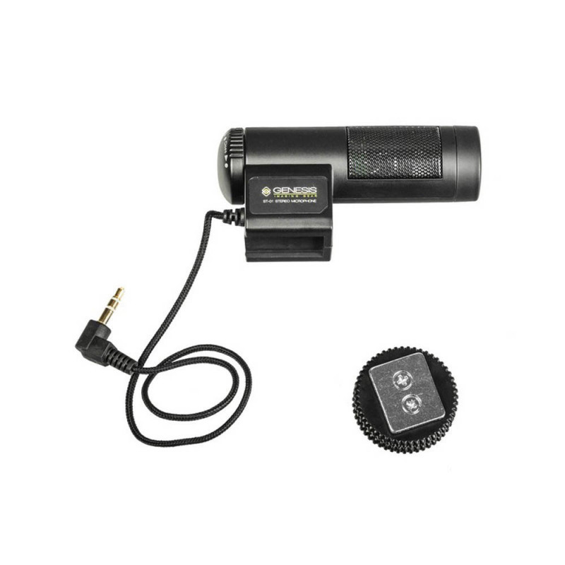 Genesis ST-01 Stereofoniczny mikrofon kierunkowy do aparatów i kamer