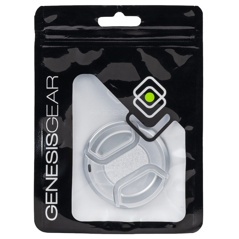 Přední krytka objektivu Genesis Gear 52 mm stříbrná