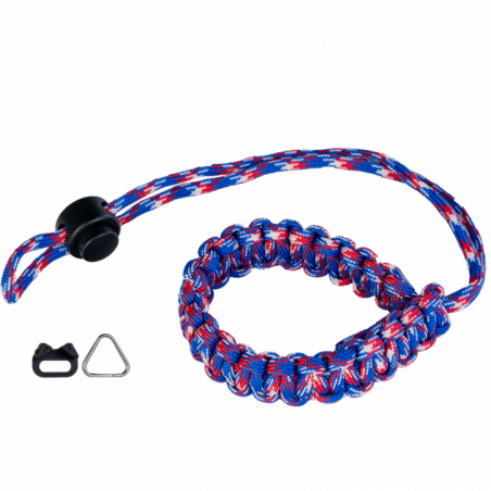 Genesis Gear Camera Wrist strap Blue/Red/White, Paracord