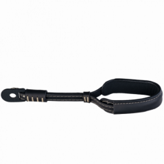 Genesis Gear cinturino da polso – nero con cuciture bianche