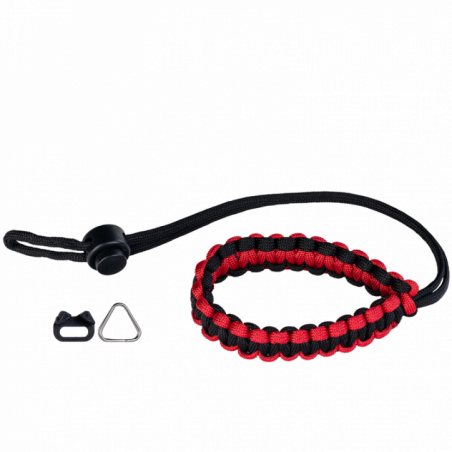Genesis Gear Camera Wrist strap Red/Black, Paracord