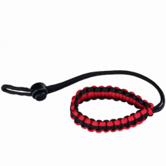 Genesis Gear cinturino da polso in paracord – rosso/nero