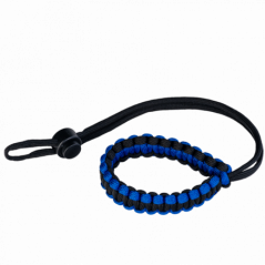 Genesis Gear cinturino da polso in paracord – nero/blu
