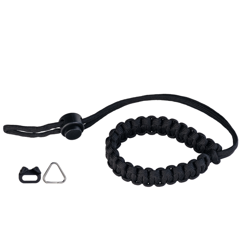 Genesis Gear Paracord-Handschlaufe – Schwarz Genesis Gear Paracord-Handschlaufe – Schwarz