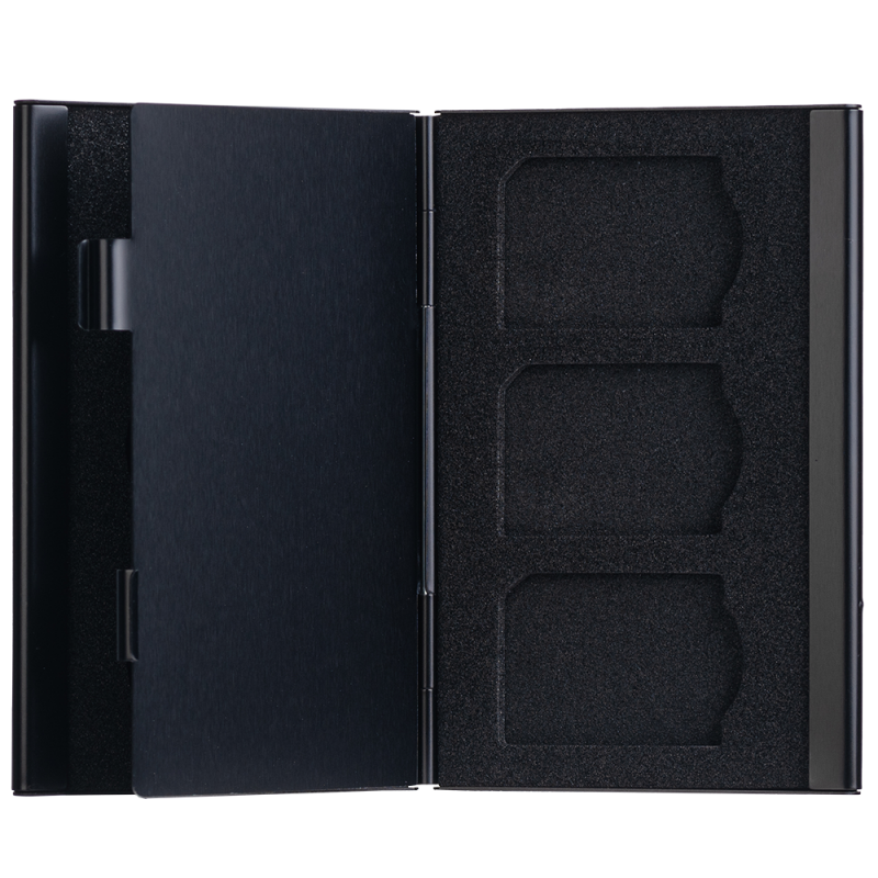 Genesis Gear Schutzbox für Speicherkarten 6SD – schwarz