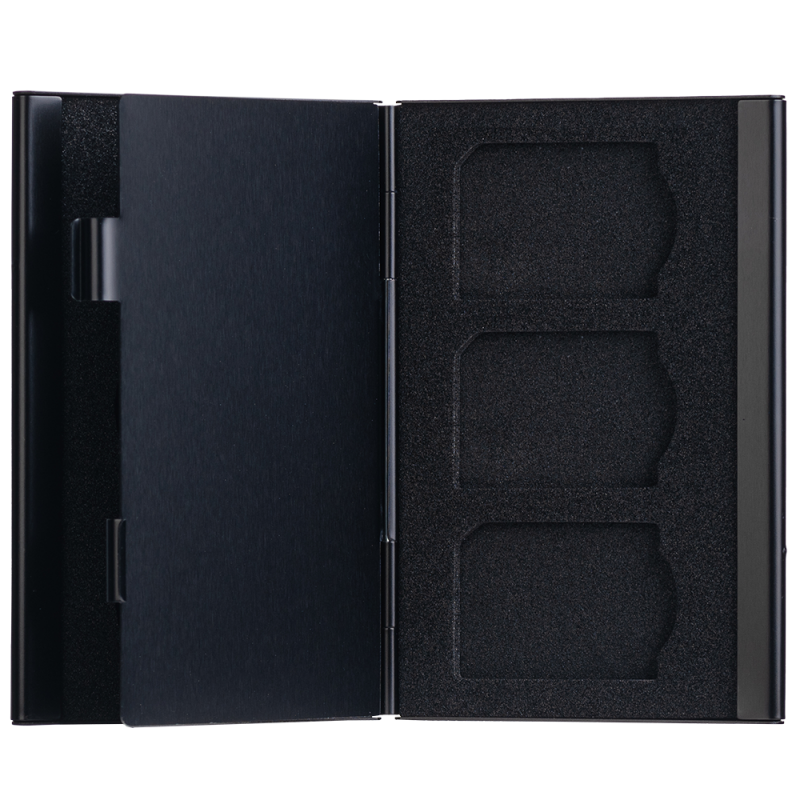Genesis Gear Card Storage Box 6SD Black Color