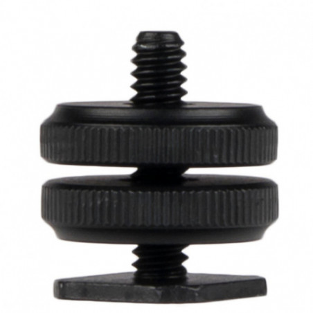 Genesis Gear Cold-Shoe-Halter mit 3/8"-Befestigung und zwei Ringen