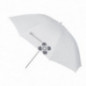 Quadralite bílý průsvitný deštník 120 cm