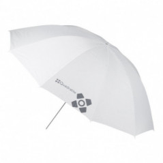 Quadralite bílý průsvitný deštník 150 cm
