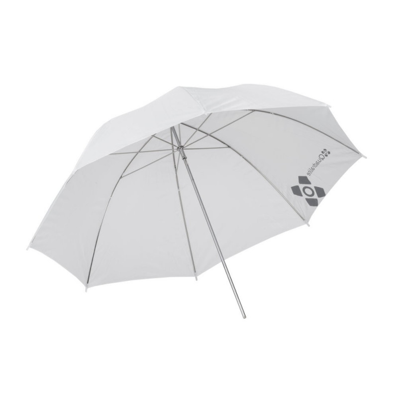 Quadralite parasolka biała przezroczysta 91cm